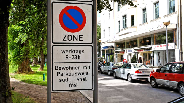 Parken erlaubt werktags, Anwohnerparken
