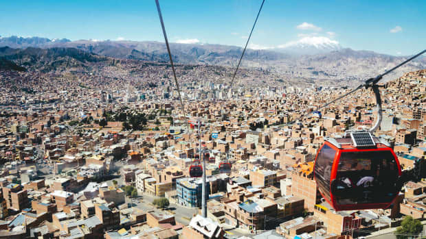Seilbahn in La Paz