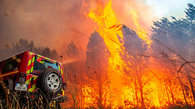 Waldbrände in Frankreich