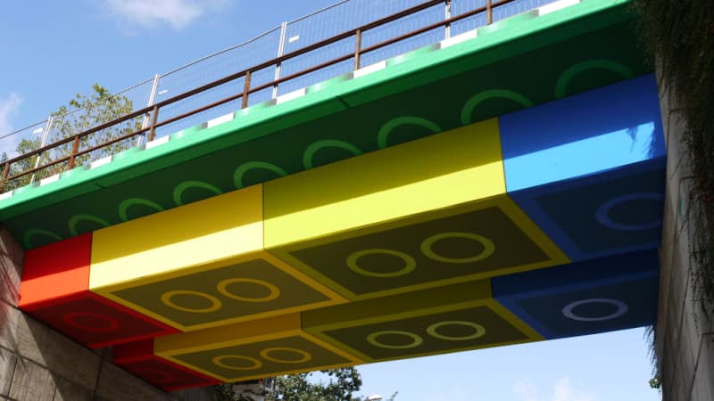 Lego Brücke in Wuppertal
