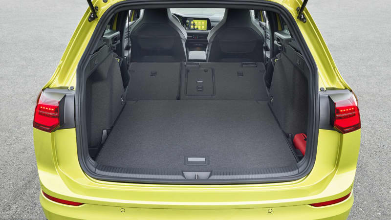 der Kofferraum des VW Golf Variant