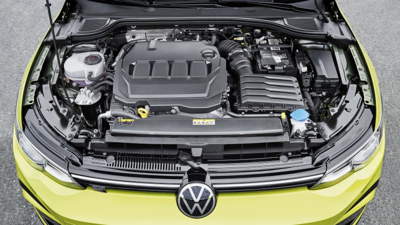Der TDI Motor eines VW Golf Variant
