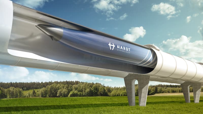 die Röhre des HyperloopTT