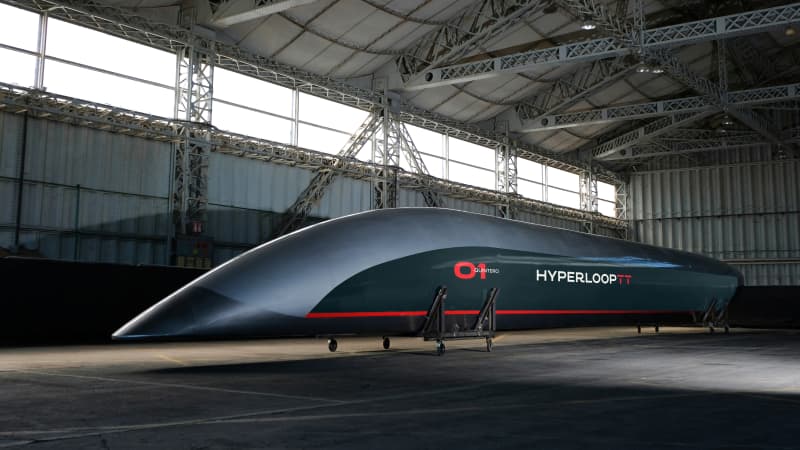innovatives HyperloopTT Gefährt