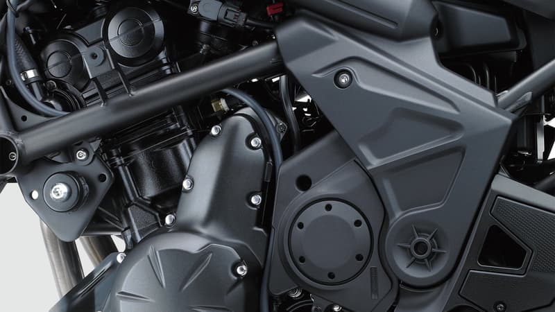 Motor des neuen Kawasaki Versys 650 Motorrades