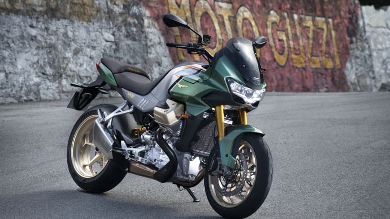 Motorrad-Neuheiten 2022 hier die V1oo Mandello von Moto Guzzi