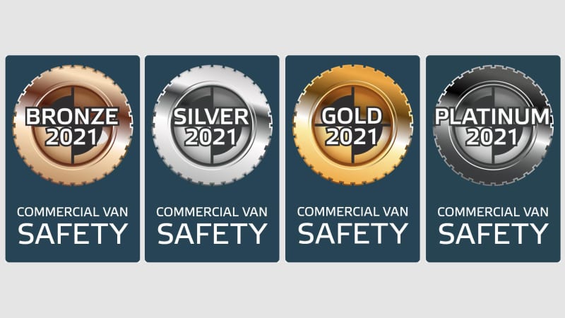 Bronze Silber Gold Labels 2021 von Euro NCAP