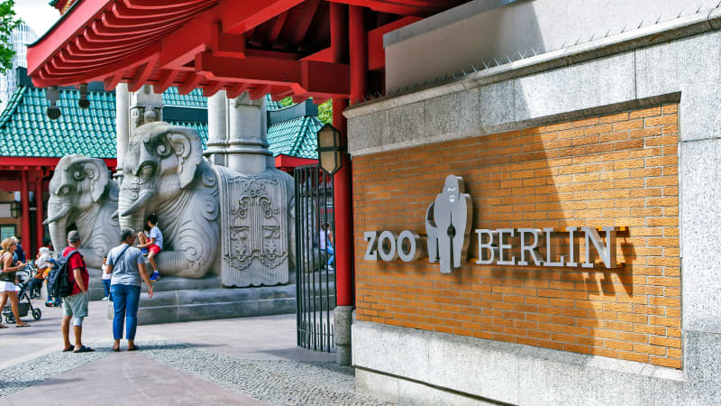 Eingang des Berliner Tiergartens