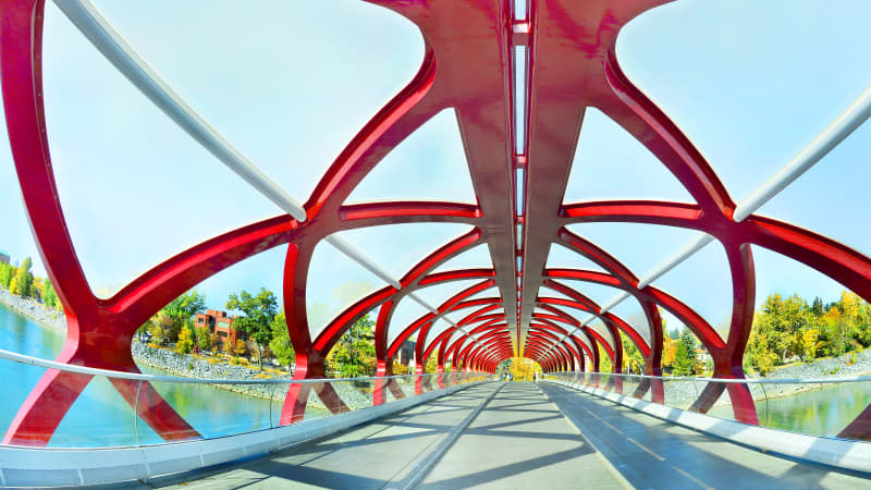 Pace Bridge in Calgary