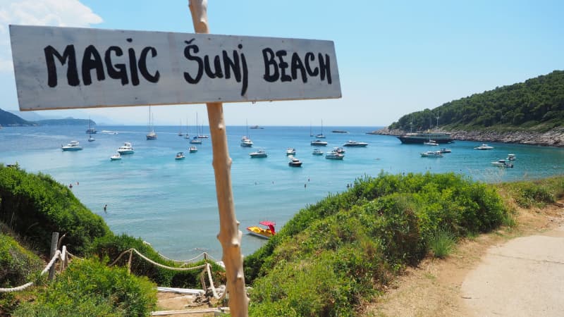 Sunj Beach in Kroatien