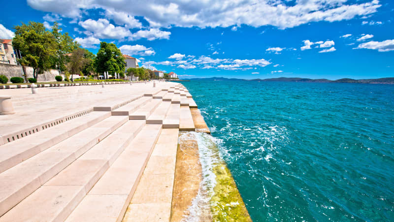 Meeresorgel am Ufer von Zadar
