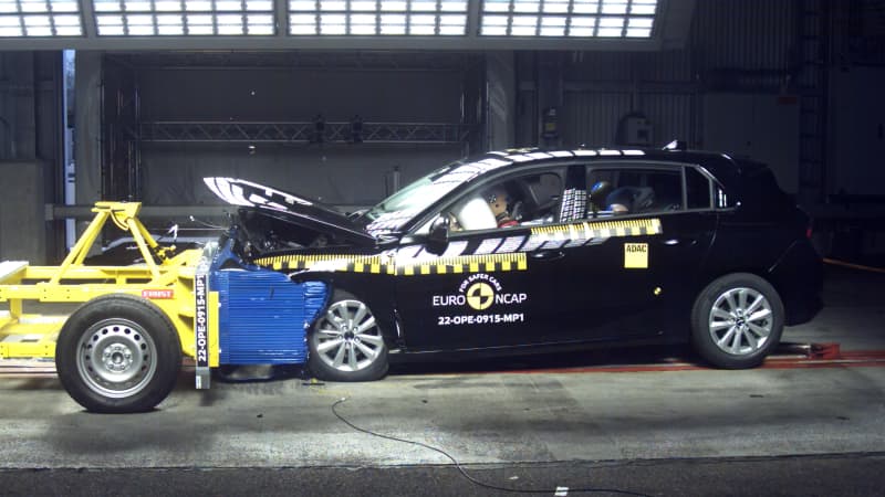 Opel Vauxhall im Euro NCAP Crashtest