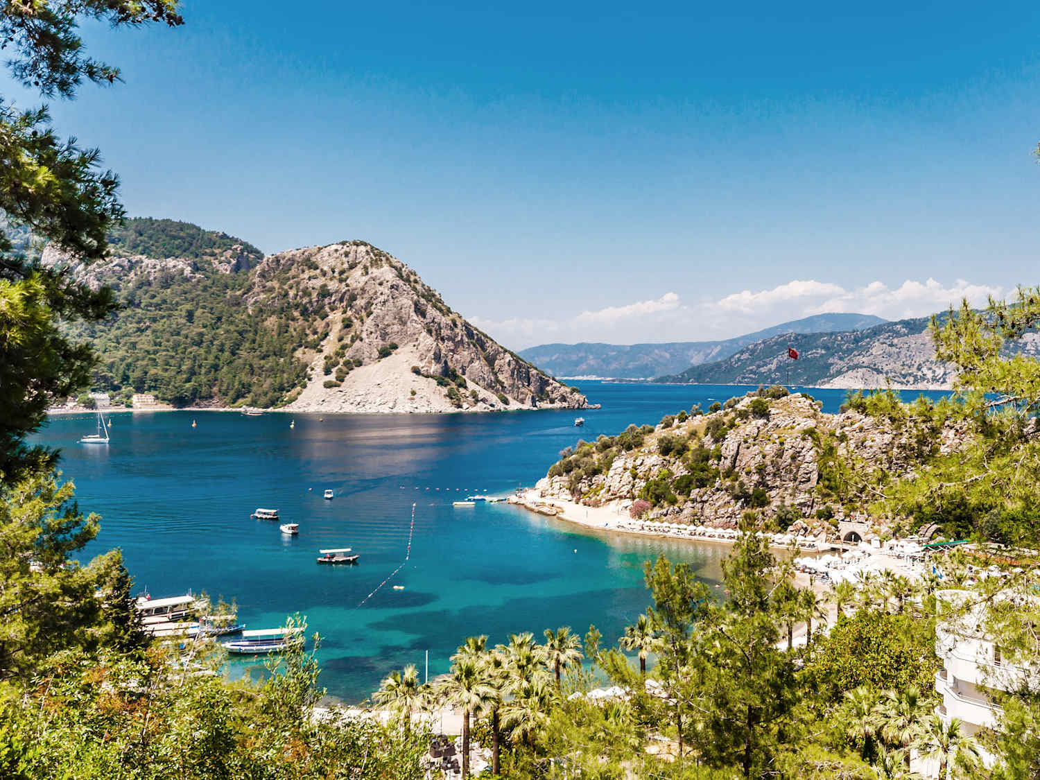 Aufnahme von Marmaris in der Türkei