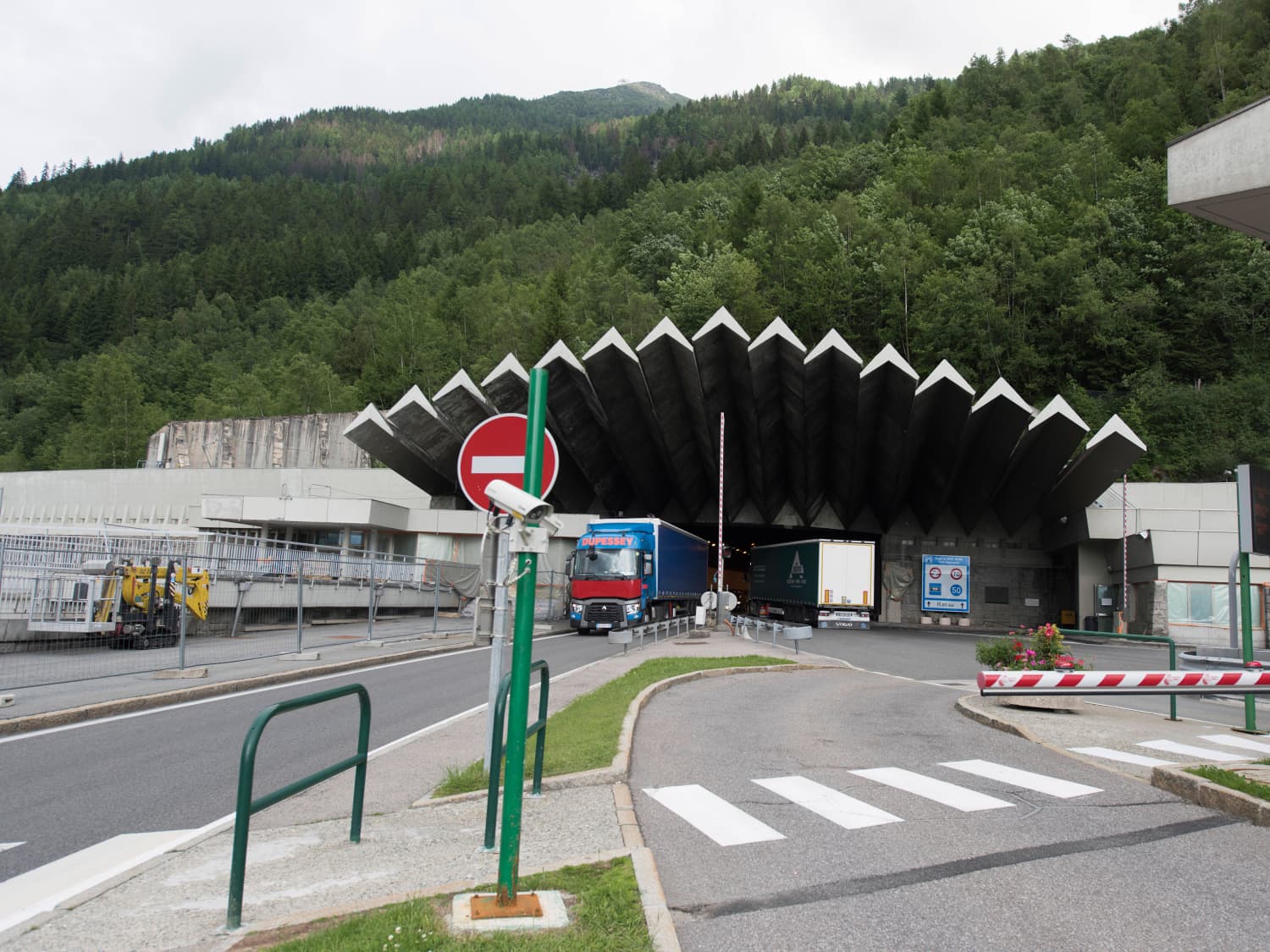 Mont Blanc Tunnel in Frankreich