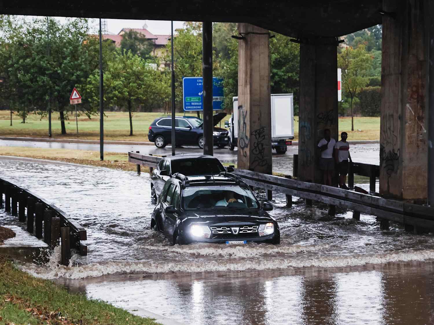 Unwetter und Hochwasser im Norden Italiens und hier in Mailand