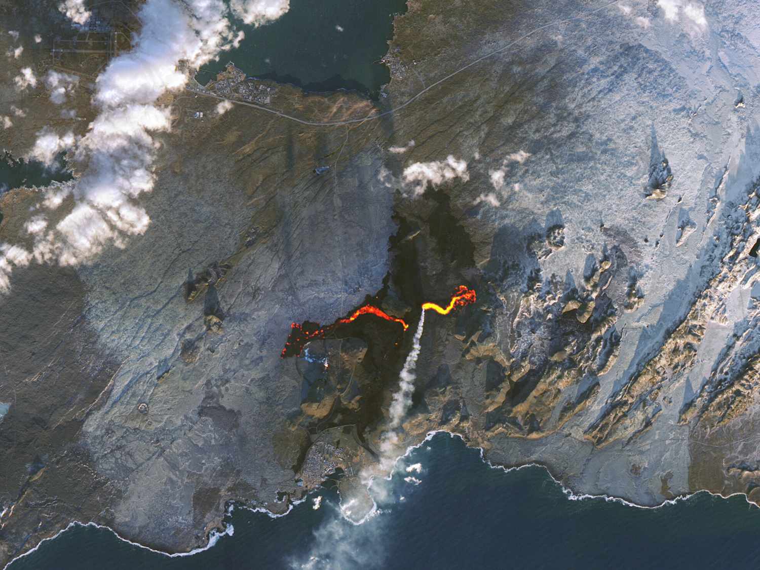 Reykjanes Vulkanausbruch