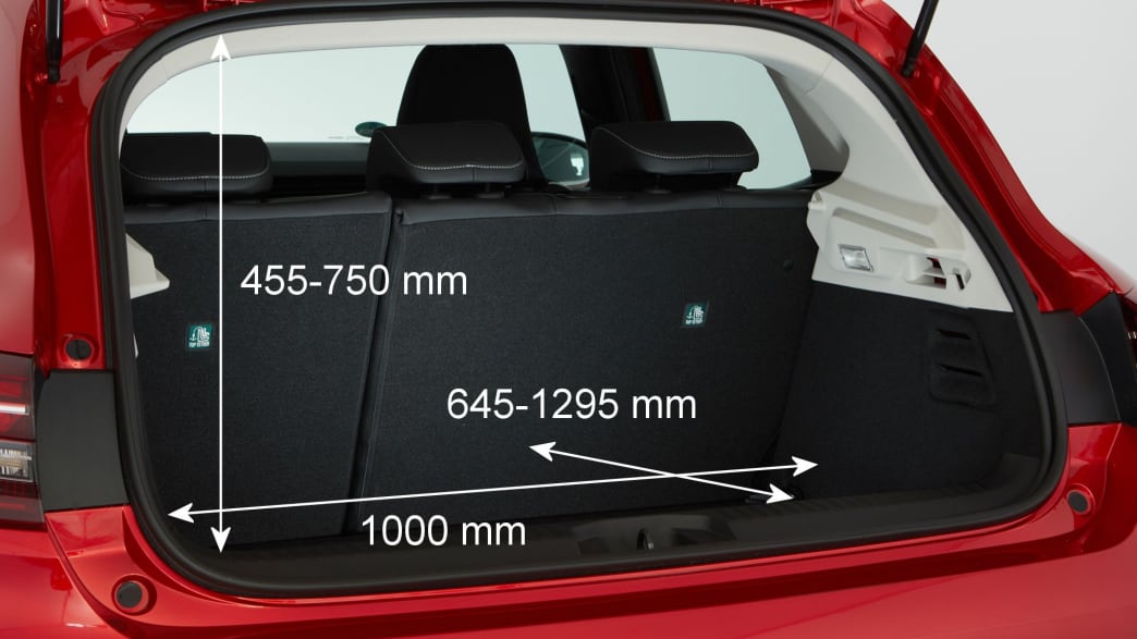 Renault Clio Kofferraumvolumen