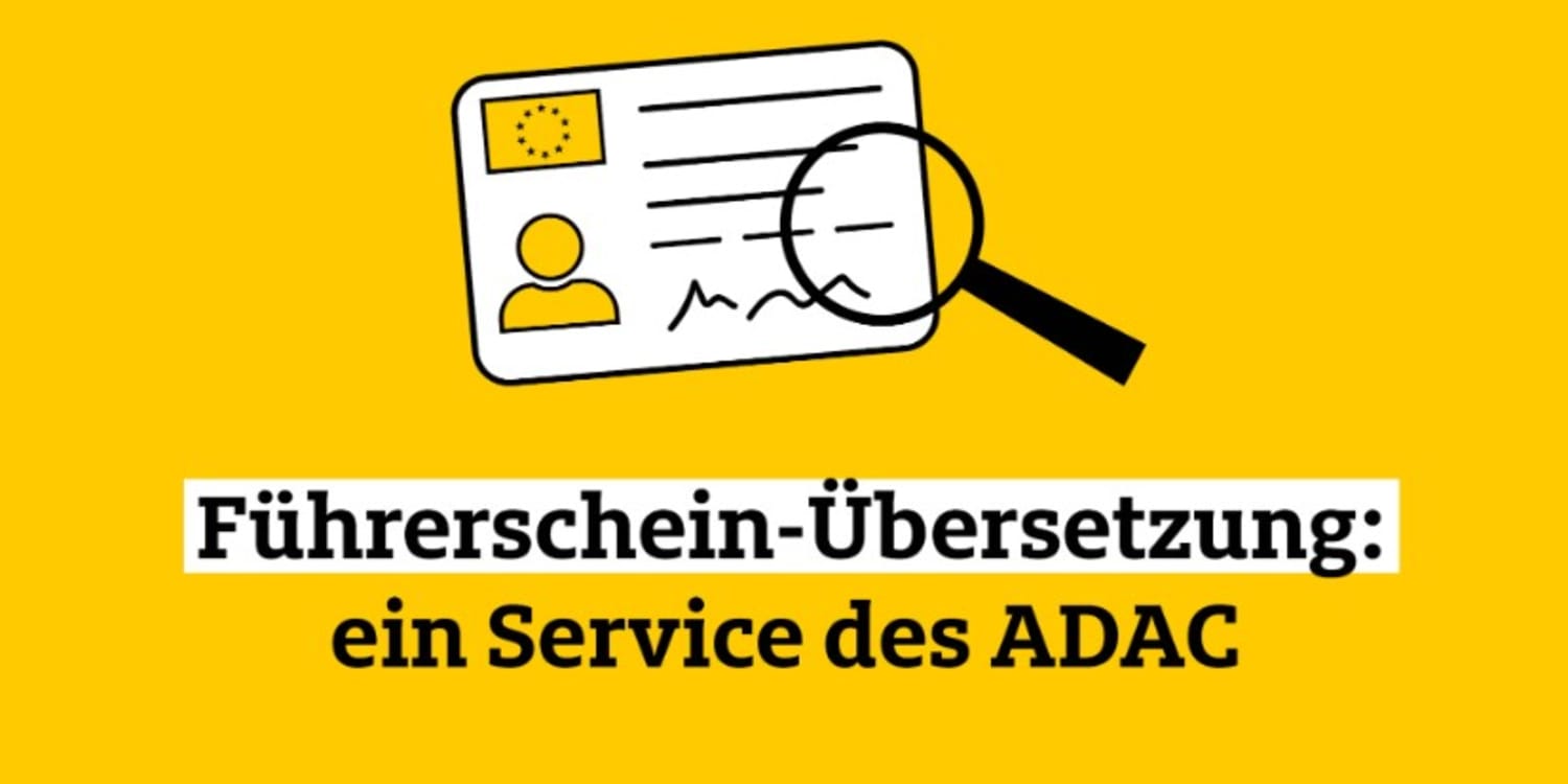 ADAC Führerscheinübersetzung | ADAC