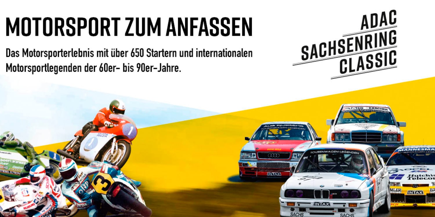 ADAC Sachsenring Classic auf dem Traditionsrennkurs ADAC