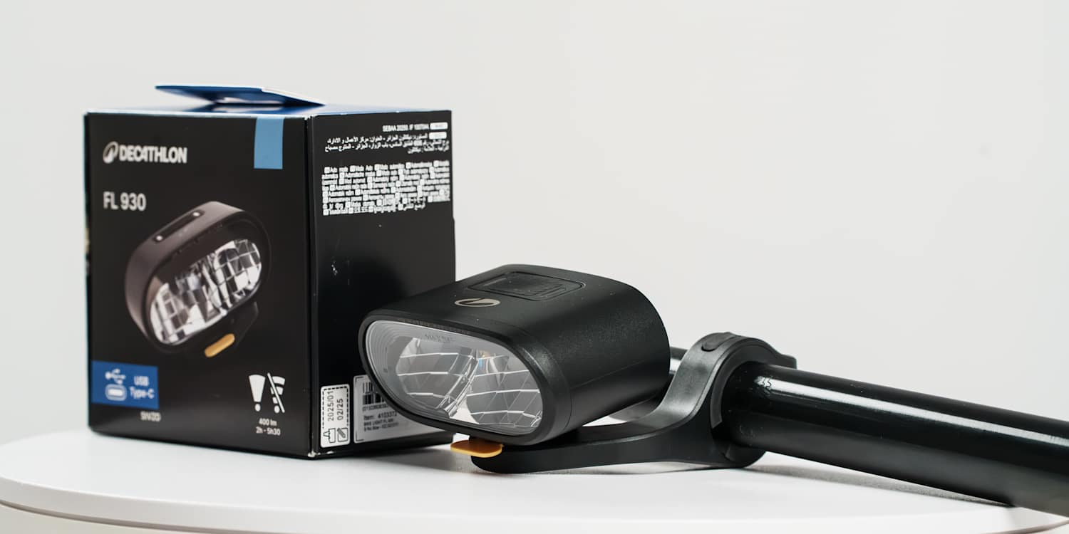 Decathlon Fahrradbeleuchtung Frontlicht FL930 USB wiederaufladbar im Test |  ADAC