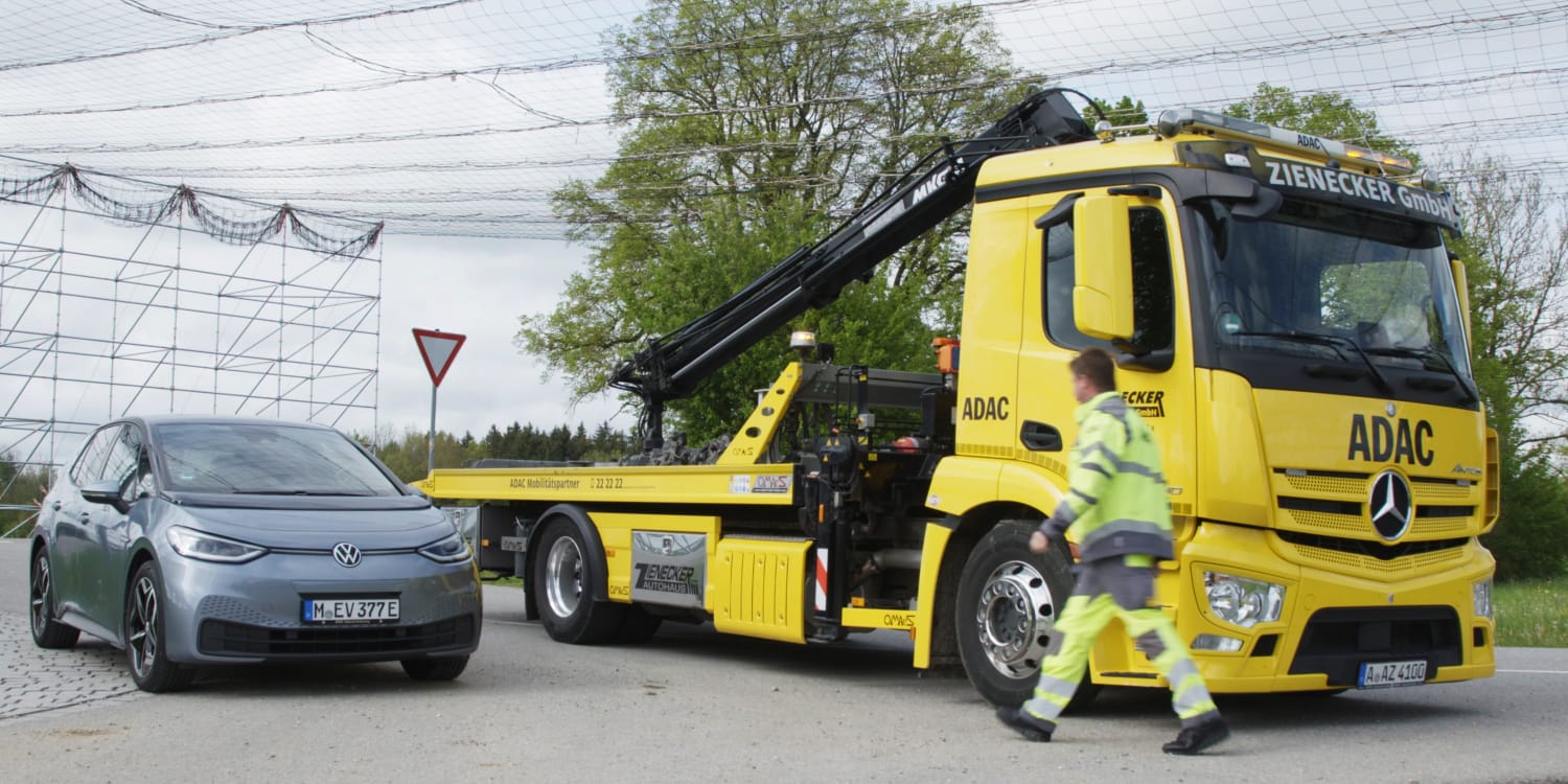 Elektroauto abschleppen wie geht das?