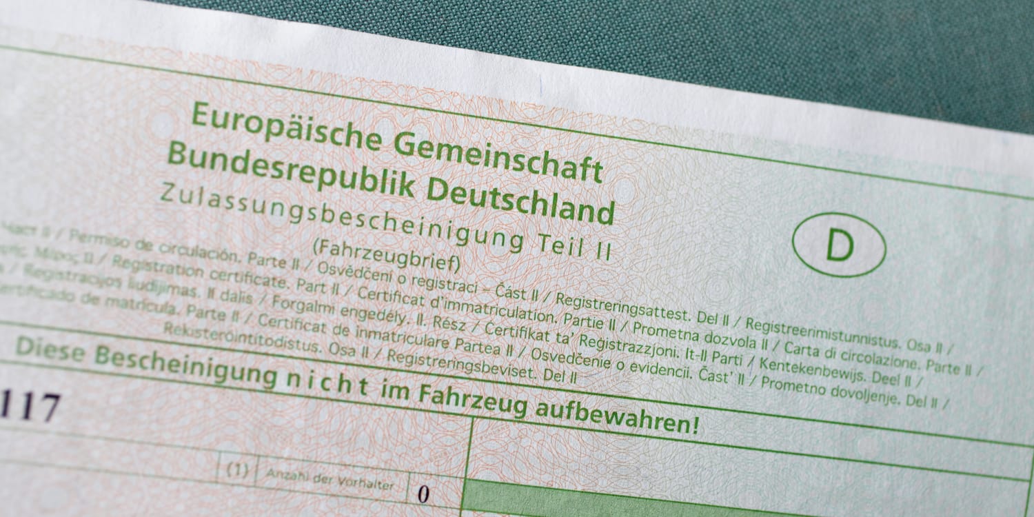 Fahrzeugbrief Warum er so wichtig ist