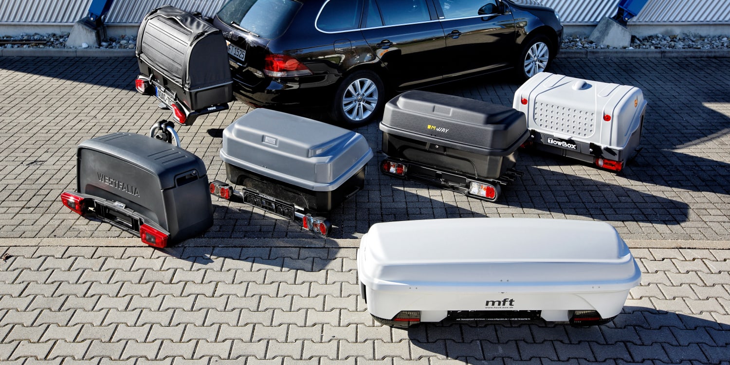 Autokoffer für anhängerkupplung