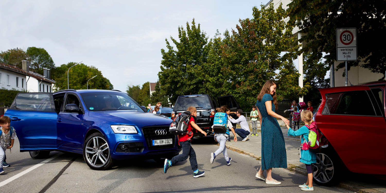 Elterntaxi Besser nicht mit dem Auto zur Schule
