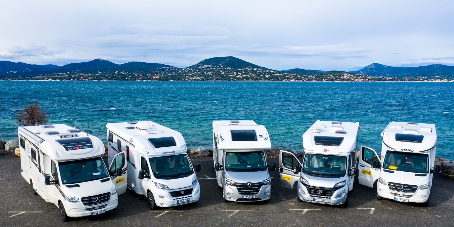 Fünf teilintegrierte Wohnmobile im Test | ADAC