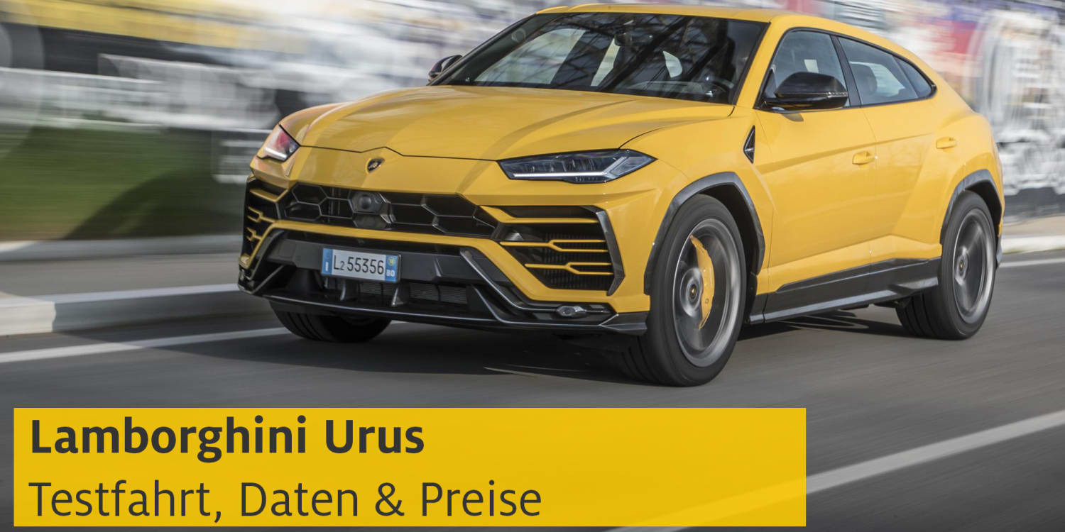 Lamborghini Urus: Testfahrt im  €-SUV; Daten | ADAC