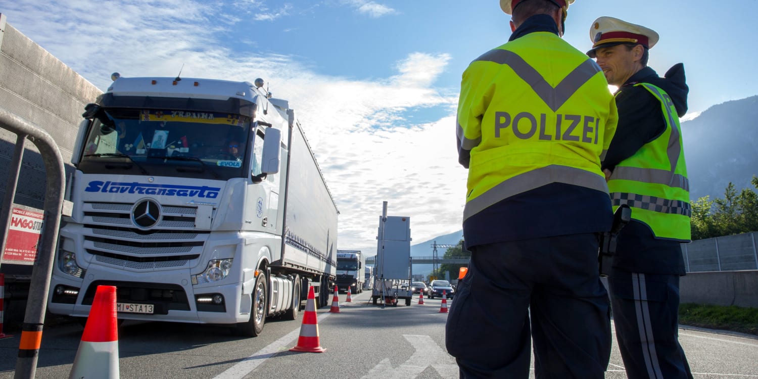 Lkw-Blockabfertigung bei Kiefersfelden | ADAC