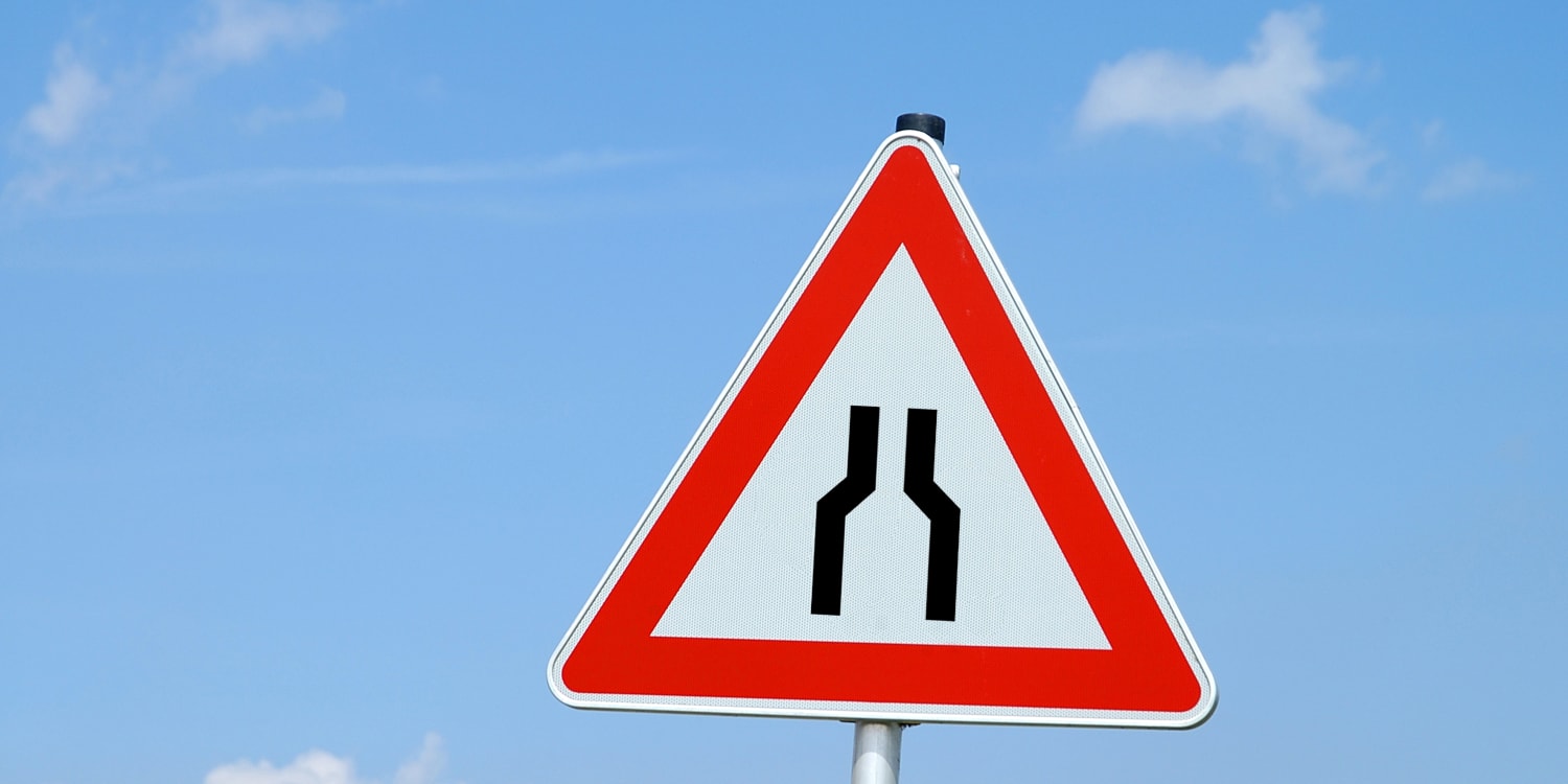 Beidseitige Fahrbahnverengung wer hat Vorrang? ADAC