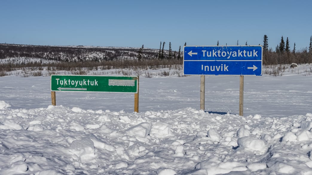 Kanada Ice Road Von Inuvik Nach Tuktoyaktuk Adac