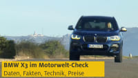 Bmw X3 G 01 Benziner Und Diesel Im Test Adac