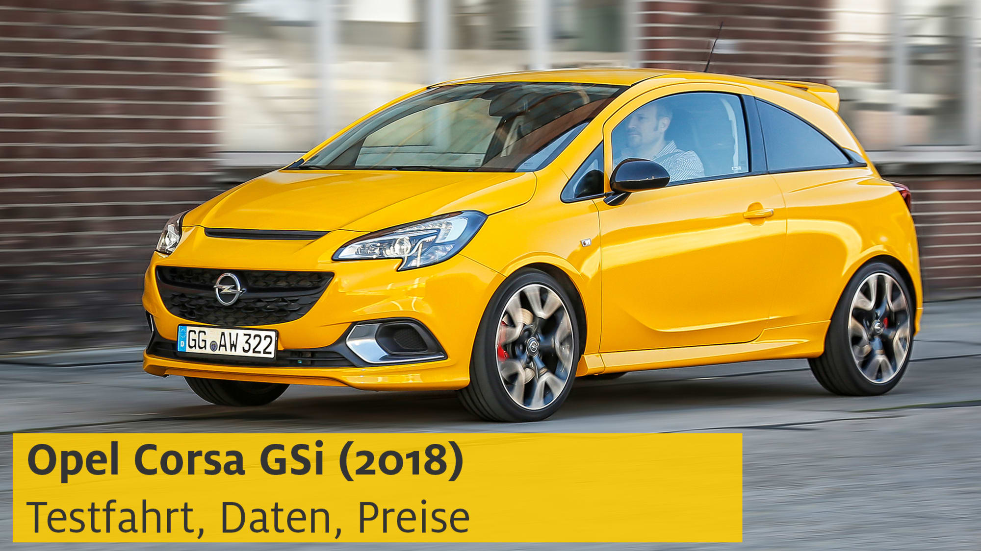 Opel Corsa Gsi Test Technische Daten Fotos Preise Adac