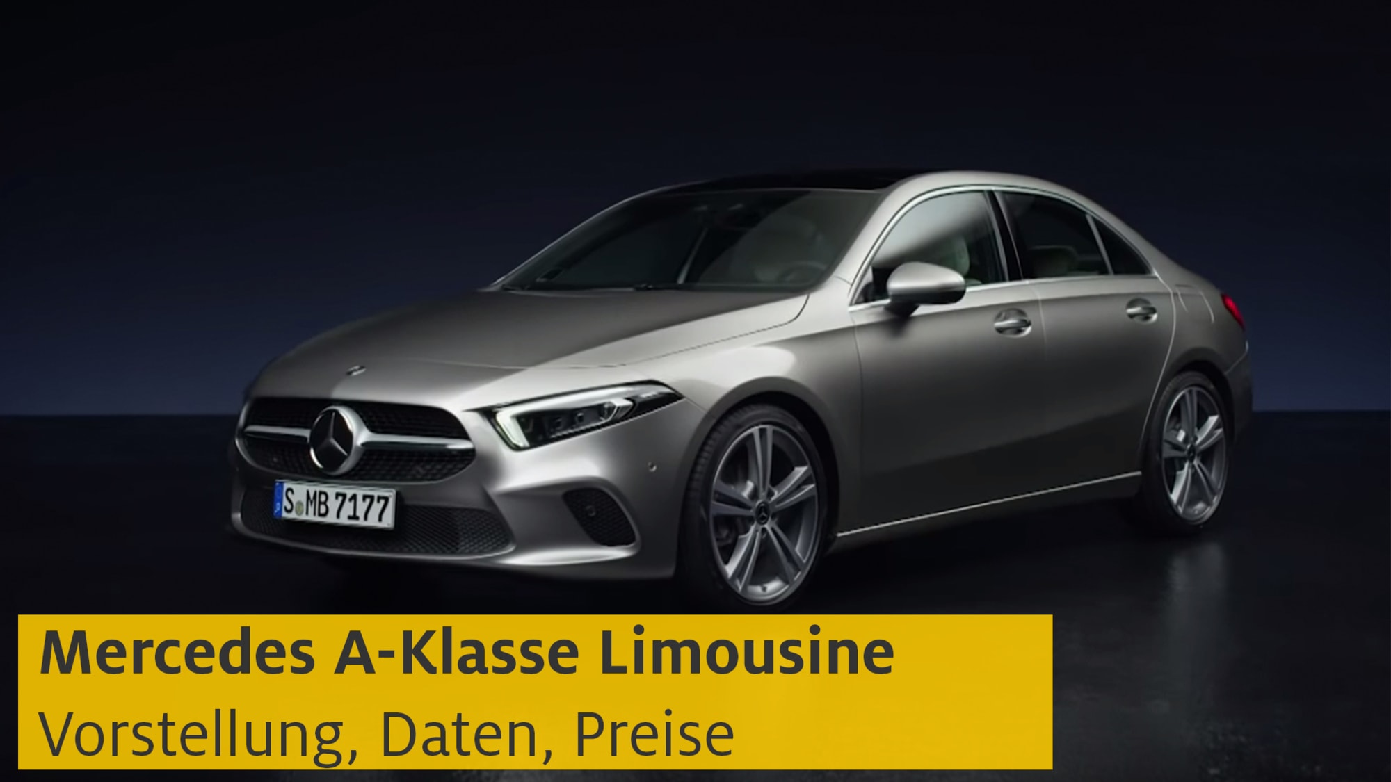 Mercedes A Klasse Als Limousine Adac