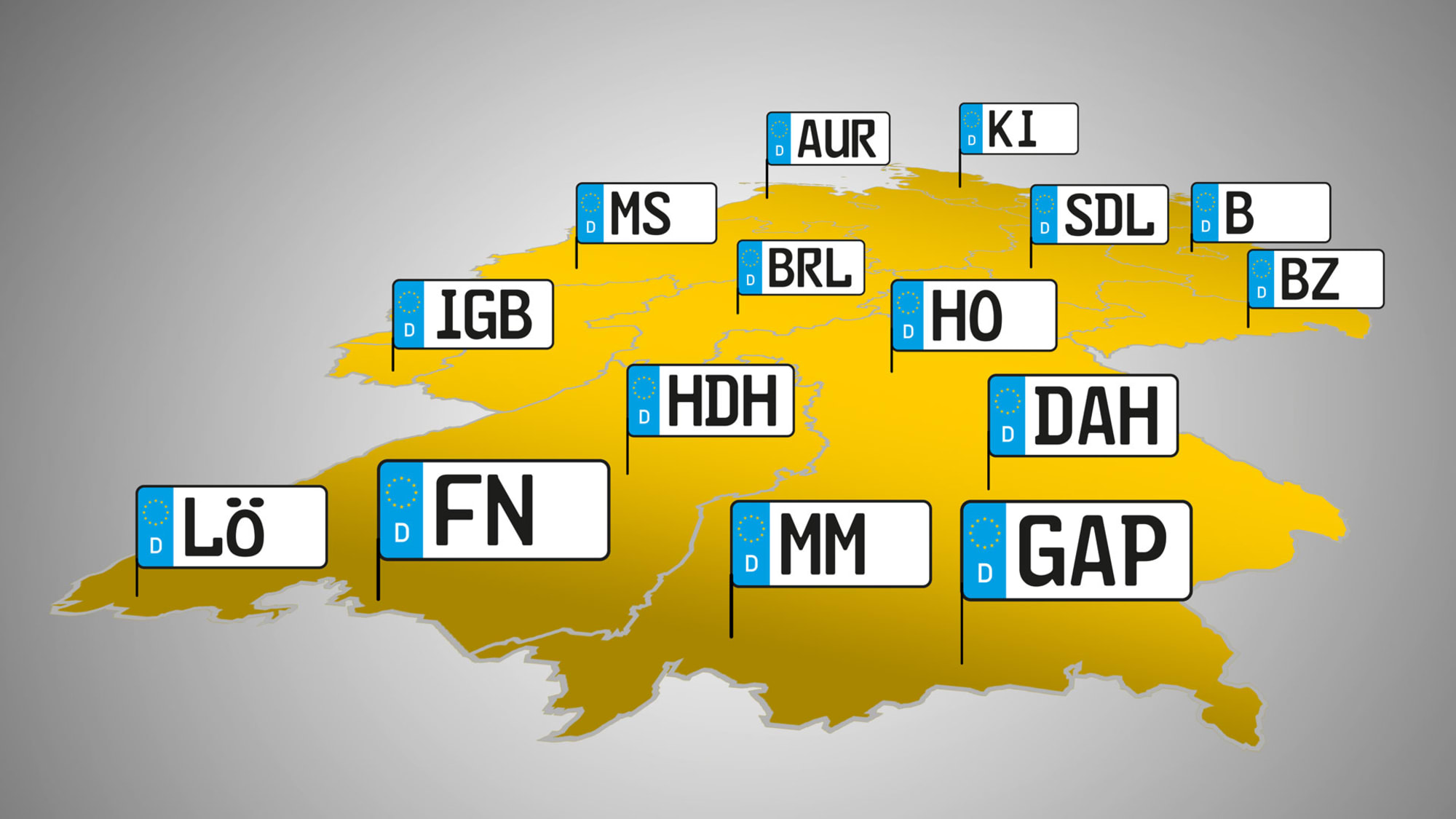 Autokennzeichen: Alle Kfz-Kennzeichen in Deutschland | ADAC