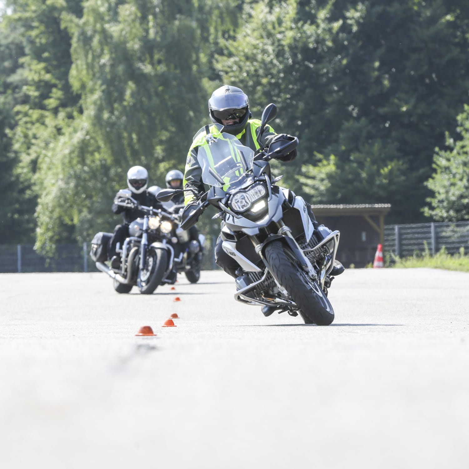 adac safety ride powered by motorrad action team adac sudbaden