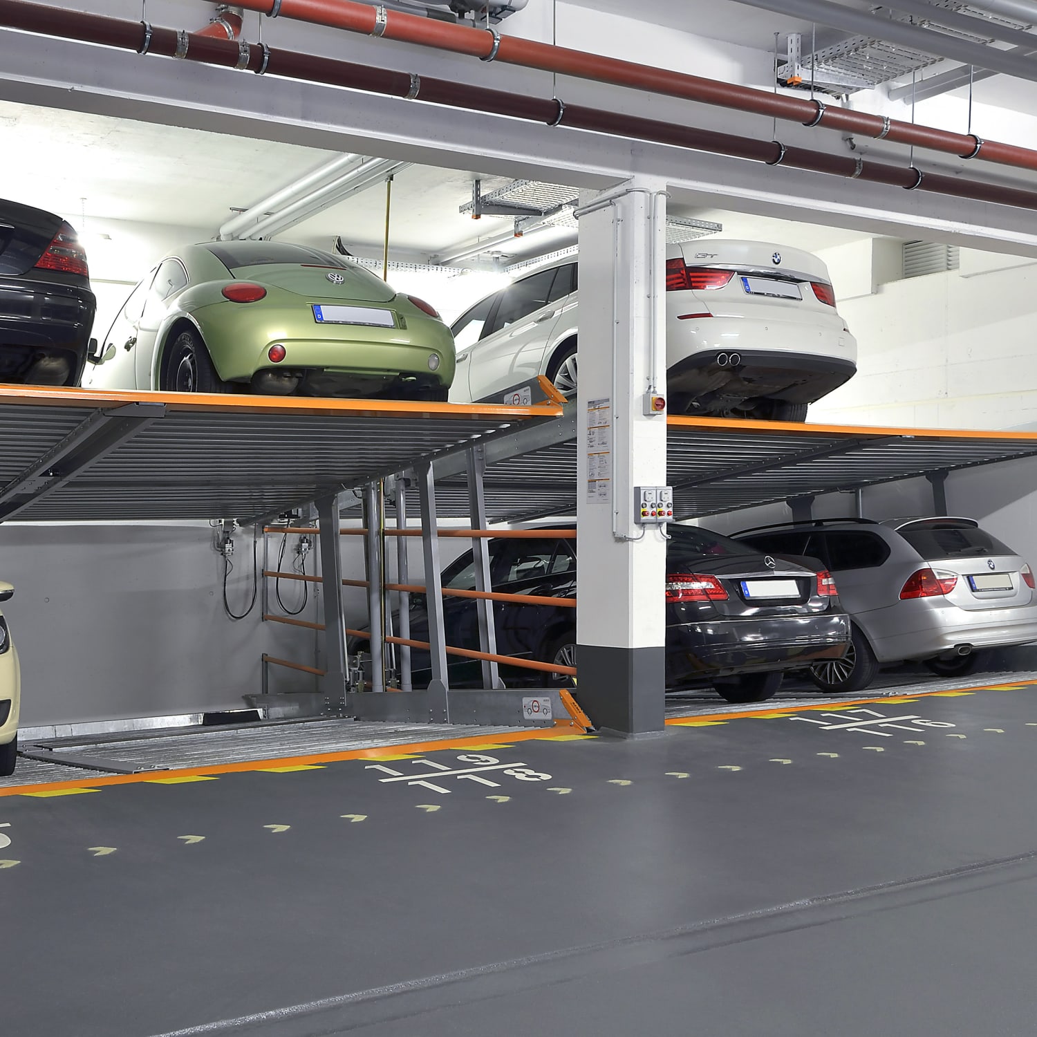 duplex garage diese autos passen rein adac