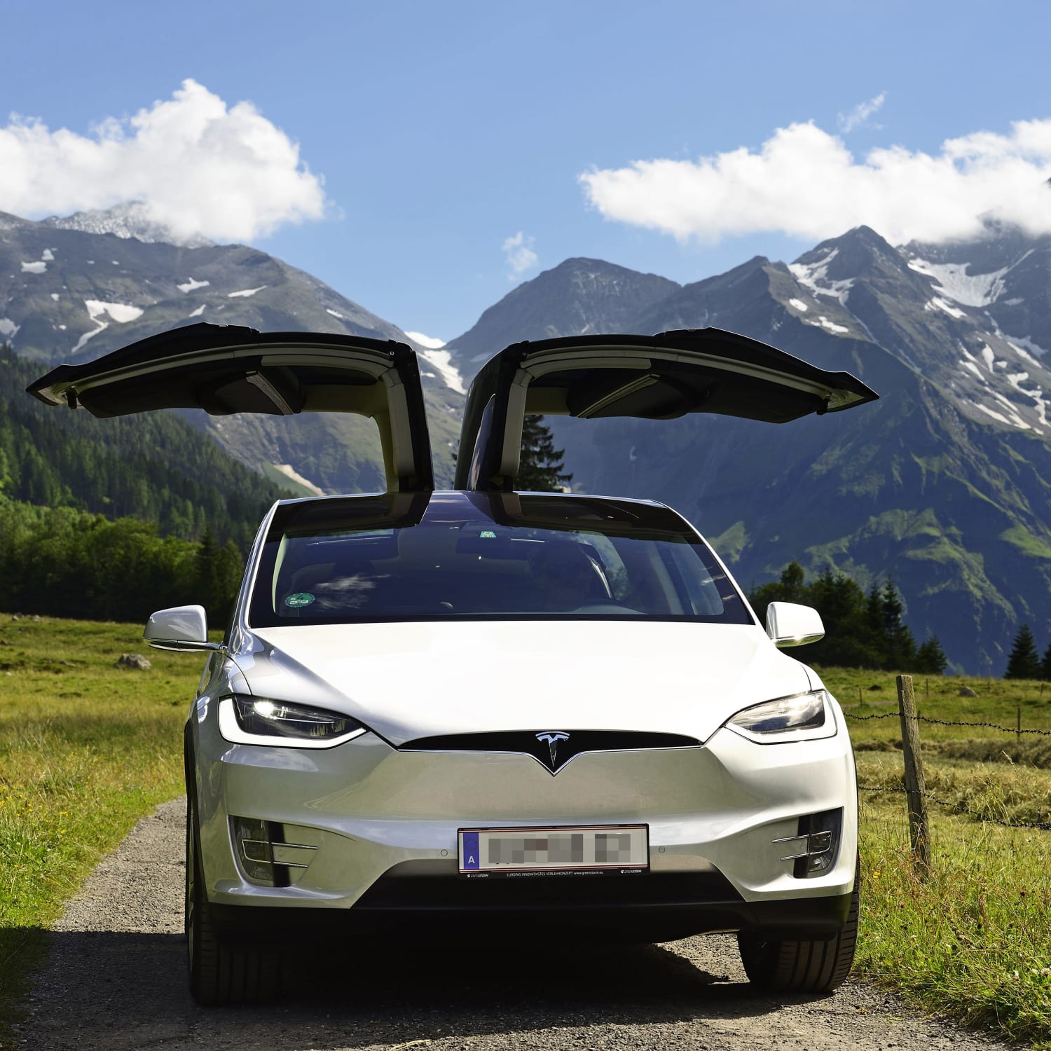 Tesla Model X Elektro Suv Mit Flugelturen Adac