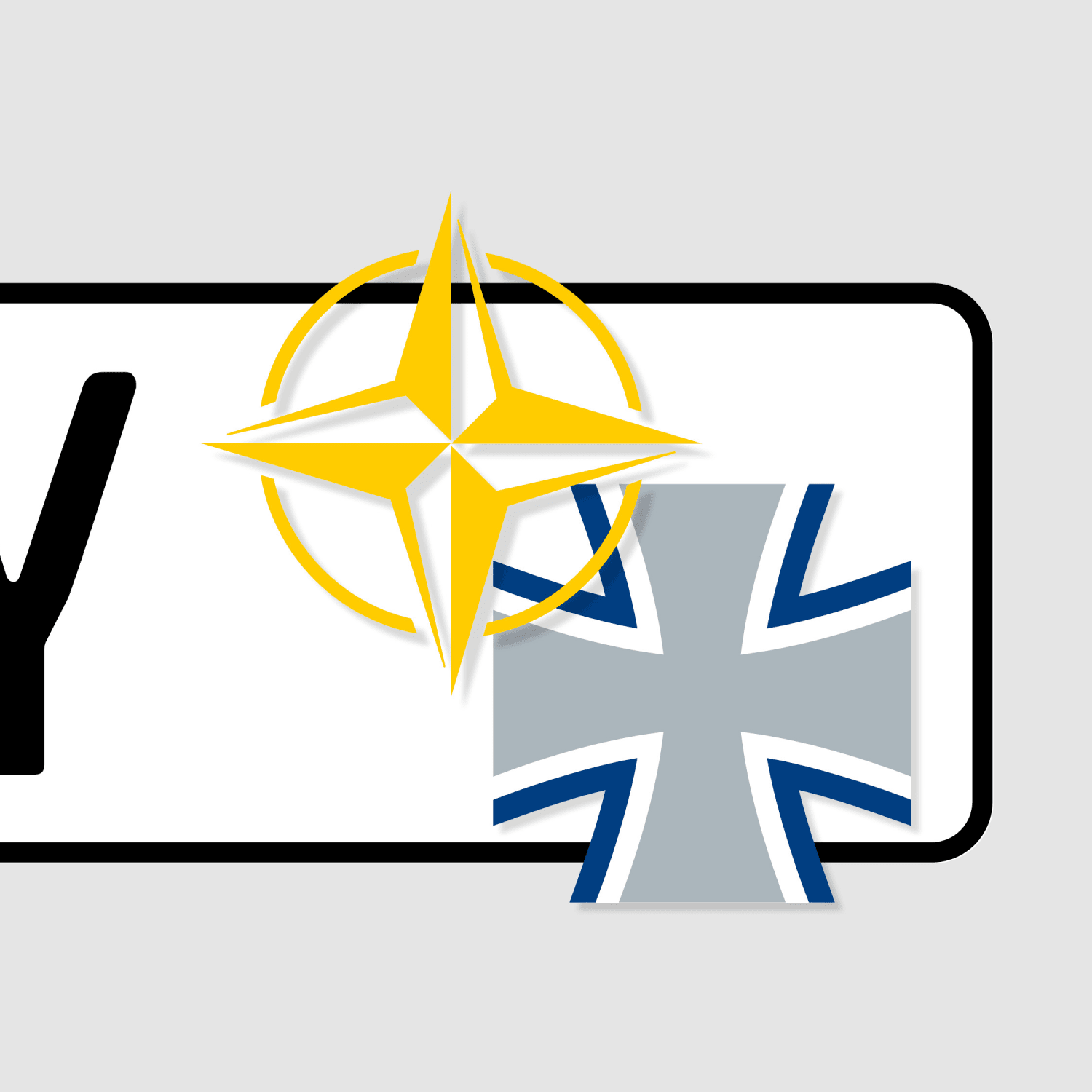 XY Die Kennzeichen von Bundeswehr und Nato ADAC