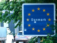 Autoschlange an der Grenze zu Dänemark