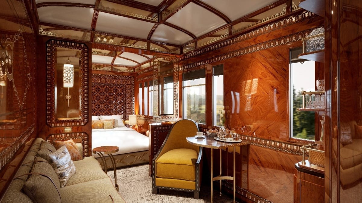 Eine edle Suite im Venice Simplon-Orient-Express