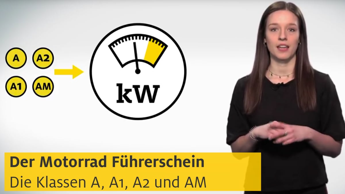 Motorradfuhrerschein Fuhrerscheinklassen A A1 A2 Und Am Adac