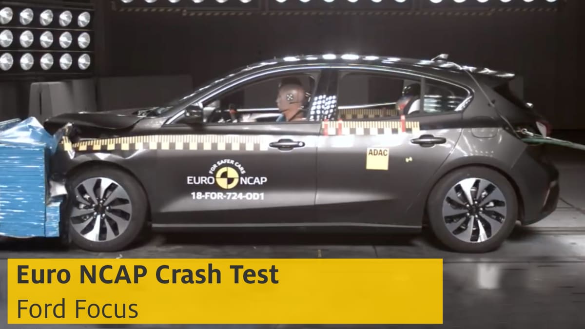 Ford Focus 2019 Test Crash Daten Video Adac