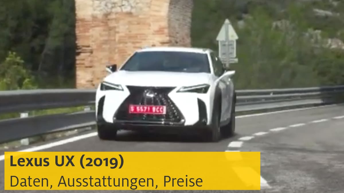 Lexus Ux 2019 Testfahrt Bilder Daten Preis Crashtest