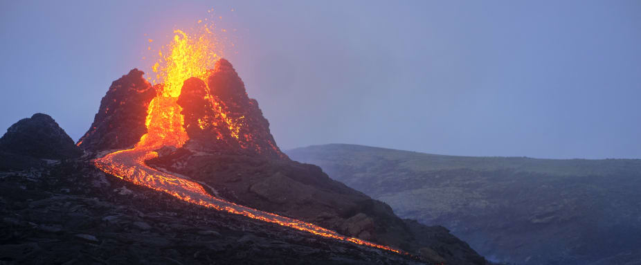 Vulkanausbruch in Geldingadalur auf Island