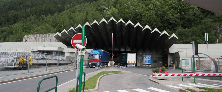 Mont Blanc Tunnel in Frankreich