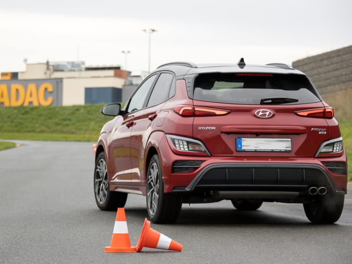 Auto beim ADAC Fahrsicherheitstraining