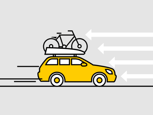 Luftwiderstand verringern - Ressourcenschonend Fahren ADAC